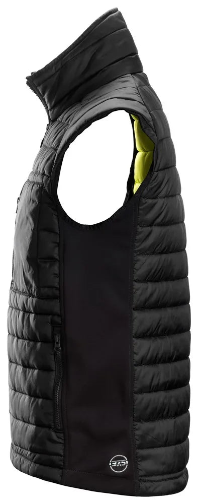 Snickers AllroundWork 37.5® Insulator Vest Grey/Black | Versatile Insulation with Moisture Management