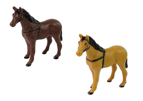 2-Play Die-Cast Mitsubishi with Horse Box & 2 Horses | Pull-Back Action | Interactive Toy Set