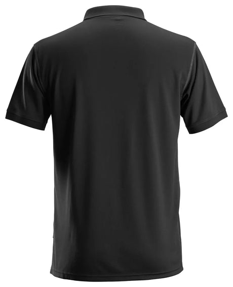 Snickers 2721 Lightweight Polo Shirt Black - 100% Recycled Polyester with Anti-Odor Finish