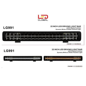 22" LED Driving Light Bar - 200W, Boost Function & Dynamic Start-Up