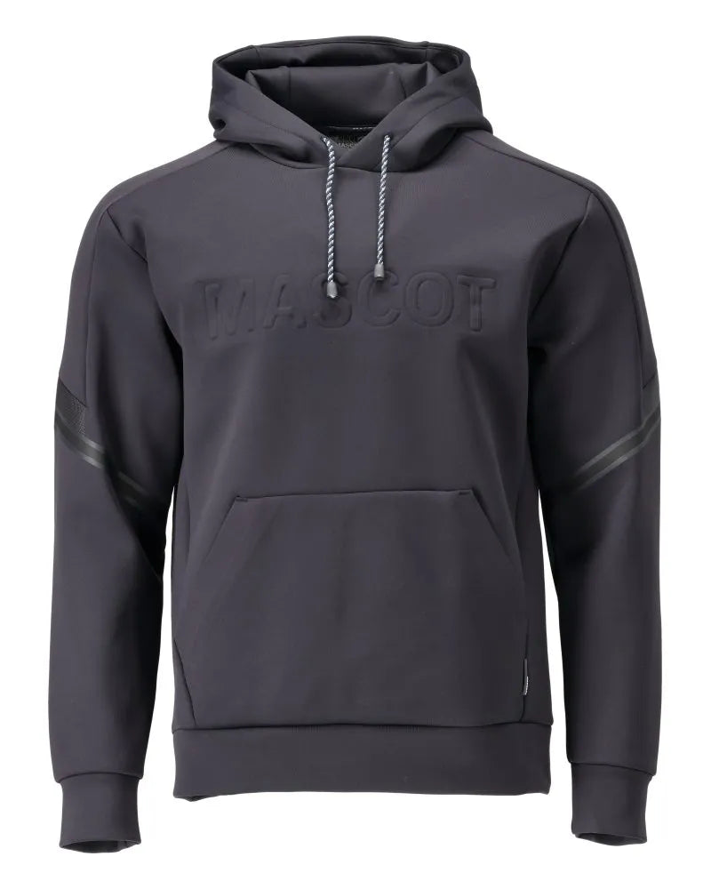 Mascot Water-Repellent Fleece Hoodie-Navy 