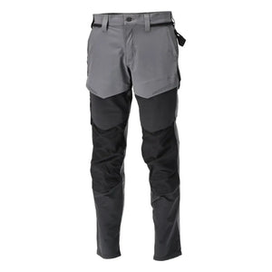 Mascot Ultimate Stretch Trousers with Kneepad Pockets Grey/Black