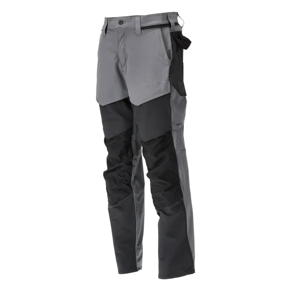 Mascot Ultimate Stretch Trousers with Kneepad Pockets Grey/Black