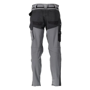 Mascot Ultimate Stretch Trousers with Kneepad Pockets Grey/Black
