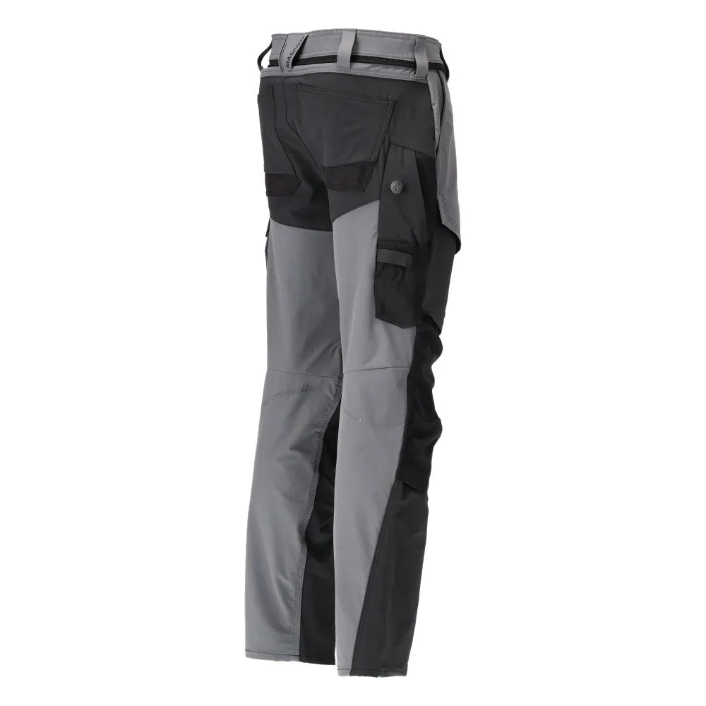 Mascot Ultimate Stretch Trousers with Kneepad Pockets Grey/Black