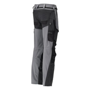 Mascot Ultimate Stretch Trousers with Kneepad Pockets Grey/Black