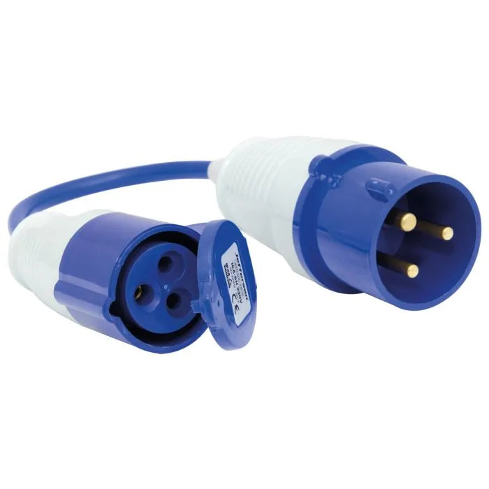 Jefferson 230v 32A Plug to 16A Socket Fly Lead - Durable Power Adapter