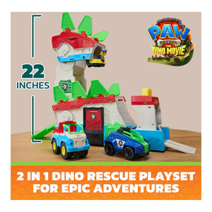 PAW Patrol The Dino Movie Playset Dino Mobile Headquarters