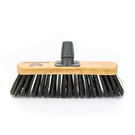 Buffalo Sweeper 12" Stiff PVC Broom Head with Tuff-Lok Bracket