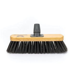 Buffalo Sweeper 12" Soft PVC Broom Head with Tuff-Lok Bracket