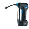 Draper 12V Cordless Air Compressor with Digital LCD Display, LED Lamp, and Emergency SOS