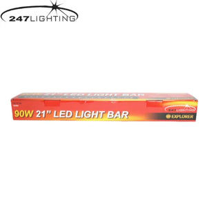 247 21" LED Work Lamp Bar | 90W, 7560 Lumens, IP67 Rated Spot Beam - CA 6136