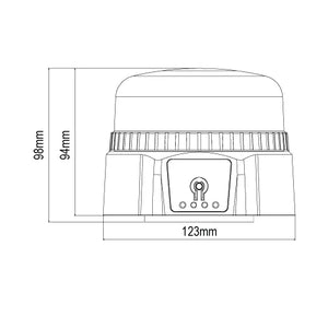 247 LED Rechargeable Beacon | 360° Light, 8-Hour Battery, IP66 Rated - CA 8190