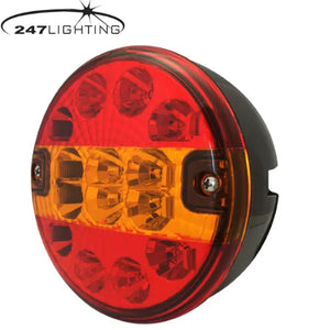 247 Multifunctional LED Tail Lamp With Bowl - Stop, Tail, Indicator, IP67 Rated - CA 9007
