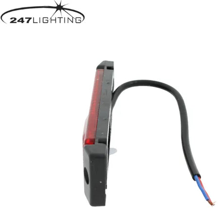 247 Red LED Marker Lamp - IP65 Rated, 12-24V Surface Mount Light - CA 9310R