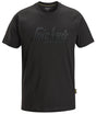 Snickers Logo T-Shirt Black 2590 | Soft & Comfortable Everyday Workwear Tee
