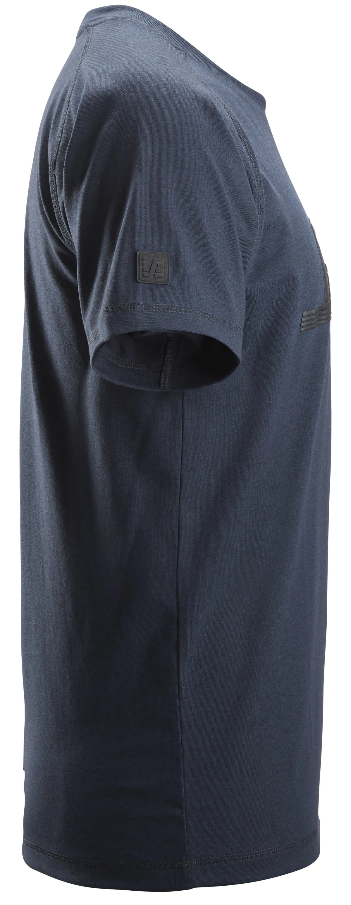 Snickers Logo T-Shirt Navy 2590 | Soft & Comfortable Everyday Workwear Tee