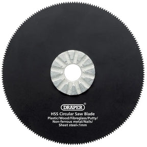 Draper HSS Circular Saw Blade 88mm Dia. x 18tpi
