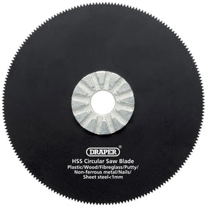 Draper HSS Circular Saw Blade 88mm Dia. x 18tpi