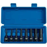 Draper Impact Hexagonal Socket Bit Set, 1/2" Sq. Dr. (8 Piece)