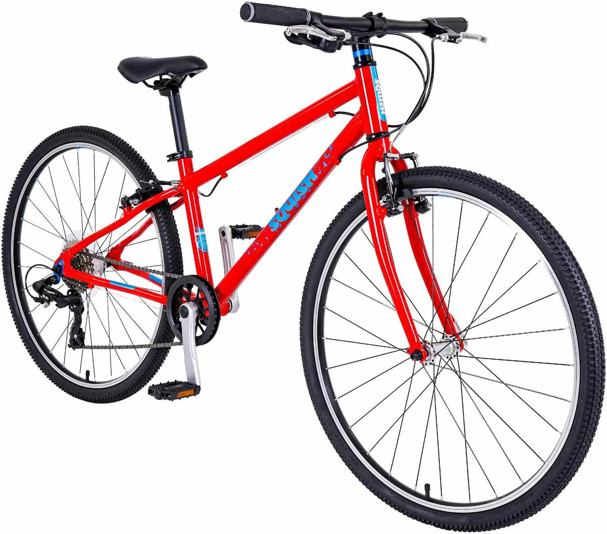 Junior Red Squish Bike 15" Frame, 26-inch Wheels for Ages 11+ | Lightweight Alloy