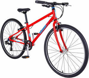 Junior Red Squish Bike 15" Frame, 26-inch Wheels for Ages 11+ | Lightweight Alloy