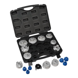 Draper Oil Filter Cap Wrench Set (19 Piece)