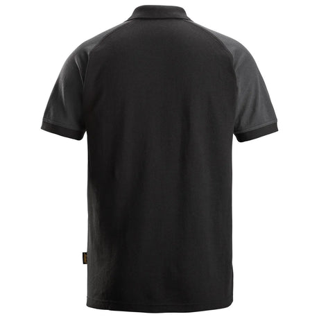 Snickers Two Coloured Polo Shirt Black/Steel Grey