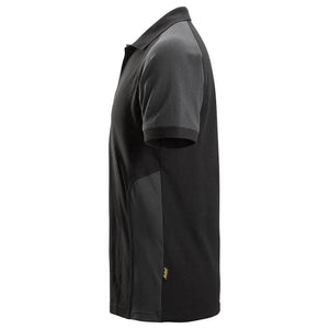 Snickers Two Coloured Polo Shirt Black/Steel Grey