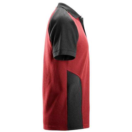 Snickers Two Coloured Polo Shirt Red/Black