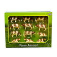 Kids Globe Brown & White Cows (Pack of 12)