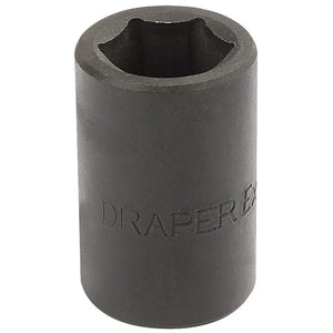 Draper Impact Socket, 1/2" Sq Dr, 16mm