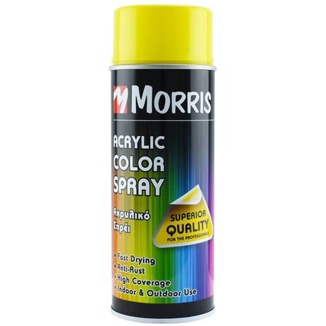Morris Zinc Gloss Yellow Spray 400ml - RAL 1018