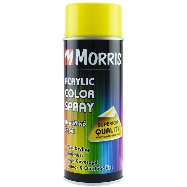 Morris Zinc Gloss Yellow Spray 400ml - RAL 1018