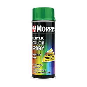 Morris High Gloss Acrylic Spray Paint Leaf Green 400ml - RAL 6002
