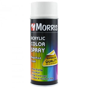 Morris Gloss White Spray 400ml - RAL 9010