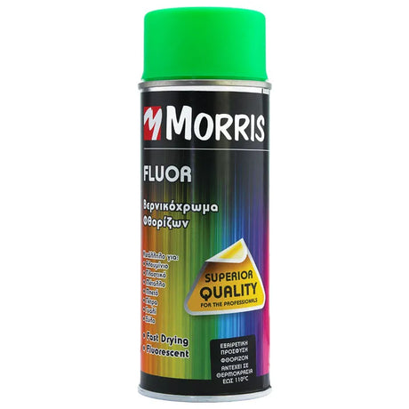Morris Acrylic Spray Paint Fluorescent Green 400ml