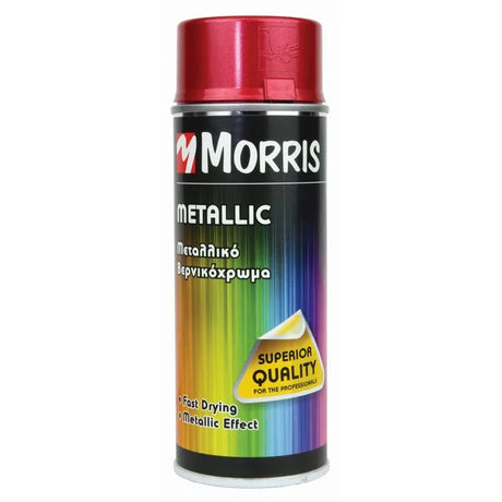 Morris Acrylic Spray Paint Metallic Red 400ml