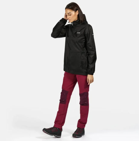 Regatta Kimberley Walsh Pack-It III Lightweight Waterproof Packaway Walking Jacket Black