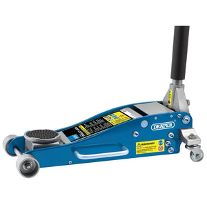 Draper Aluminium and Steel Trolley Jack, 2.5 Tonne