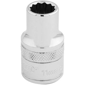 Draper Sockets 12 Point 1/2'' Drive (Single) - 11mm