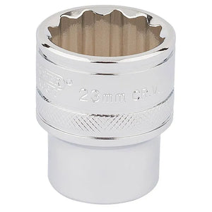 Draper Sockets 12 Point 1/2'' Drive (Single) - 23mm