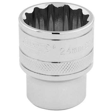 Draper Sockets 12 Point 1/2'' Drive (Single) - 24mm