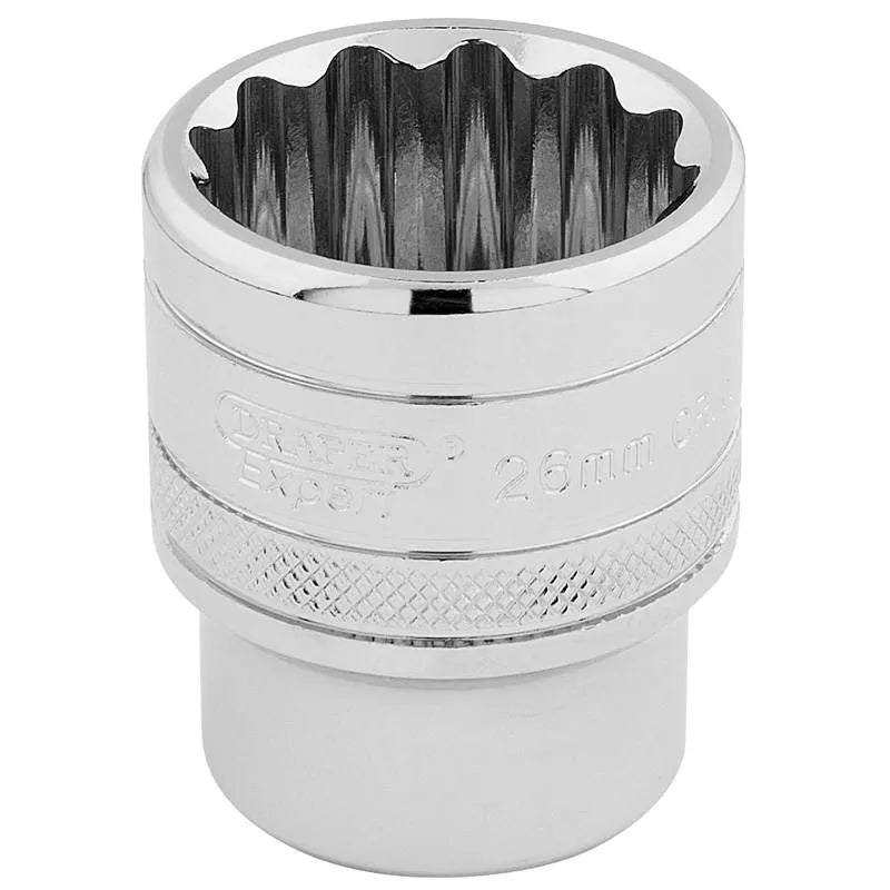 Draper Sockets 12 Point 1/2'' Drive (Single) - 26mm