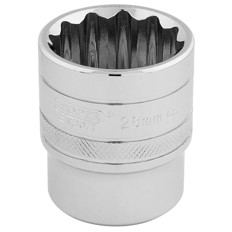 Draper Sockets 12 Point 1/2'' Drive (Single) - 28mm