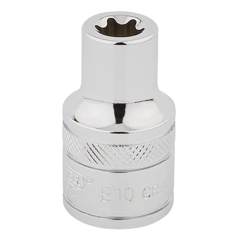 Draper TX-Star Socket, 1.2" Sq. Dr. E10