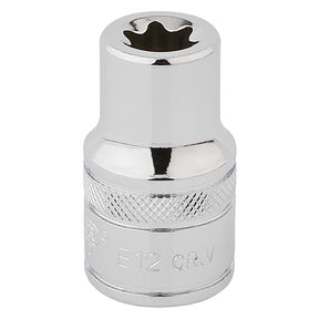Draper TX-Star Socket, 1.2" Sq. Dr. E12