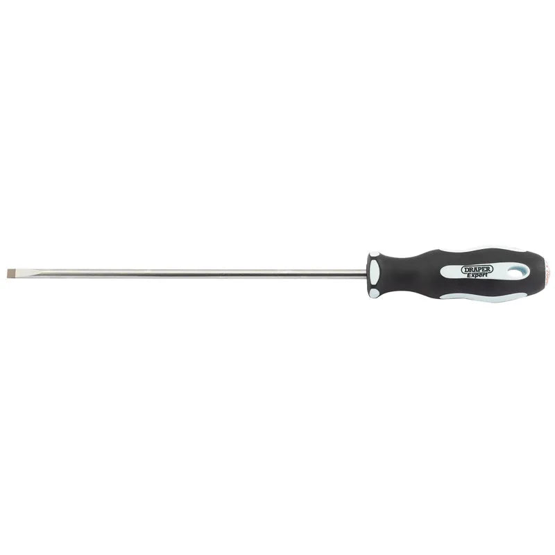Draper Plain Slot 5.5 x 200mm Soft Grip Parallel Tip Screwdriver