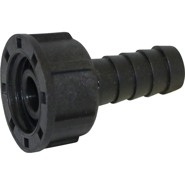 Female Spigoted Cap and Liner - Polypropylene Hosetail 1/2" BSP x 13mm
