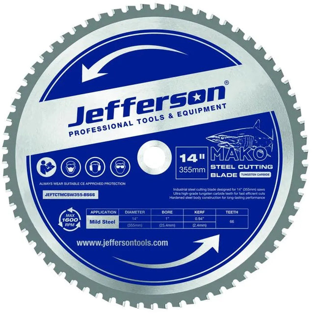 355mm TCT Metal Cut Off Saw Blade 